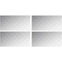 vidaXL Aluminium-Riffelbleche 4 Stk. Rutschfest 100x50 cm - Leitern mit rutschfestem Design für Sicherheit und Stil, ideal für drinnen und draußen – perfekt für Familien und ältere Menschen.