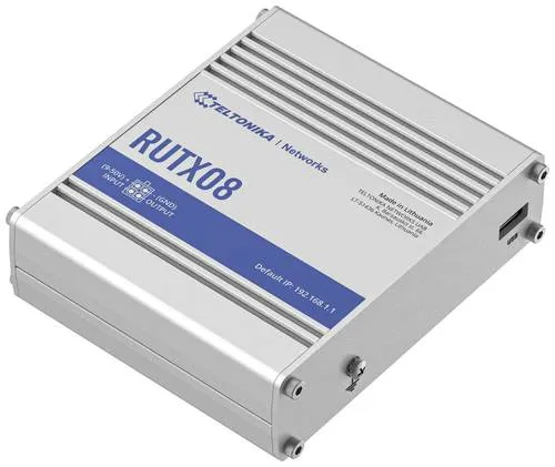 Teltonika RUTX08 LAN-Router (RUTX08000000) - Hochleistungsrouter für zuverlässige Netzwerkverbindungen, ideal für Unternehmen und Home Office