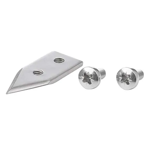 Westmark Ersatzteil-Set, 3-teilig, Schneidmesser + 2 Schrauben für Dosenöffnermaschine Sieger Clou 30/40/50, Edelstahl, Silber, 19952280