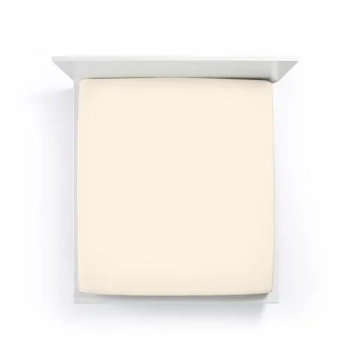 Formesse Spannbett Bella Donna Jersey 90x190-100 puder - Spannbetttuch aus 97% Baumwolle, elastisch und perfekt für Matratzen bis 100x220 cm, pflegeleicht bei 60°C und trocknergeeignet.