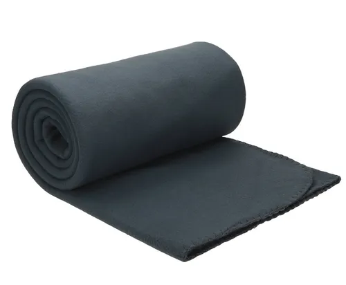 Wohndecke Luxus Fleecedecke Kuscheldecke Größe 130x170 cm Farbe anthrazitgrau, Betz, Qualität 180 g/m²