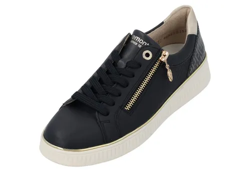 Remonte Damen Low-Top Sneaker D2E00 - Damen-Sneaker mit herausnehmbarer Innensohle für individuellen Komfort, ideal für Freizeit und sportliche Aktivitäten.