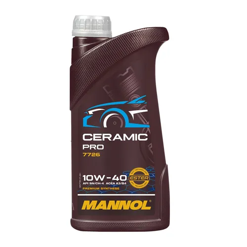 MANNOL 7726 CERAMIC PRO SAE 10W-40 Motoröl ACEA A3/B4, VW 505 00, 1 Liter