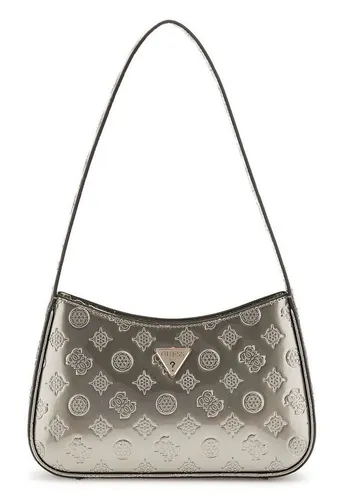 Guess Handtasche 'ARNELA' in Silber - Damentasche mit elegantem Design und geräumigem Hauptfach, ideal für den Alltag. Das dezente Label-Detail sorgt für einen stilvollen Akzent.