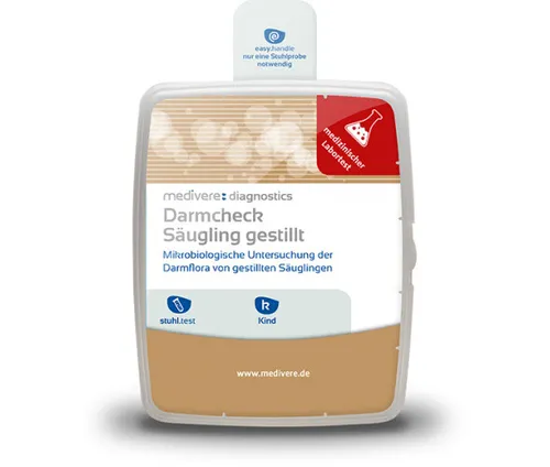 Darmcheck Säugling gestillt Stuhltest