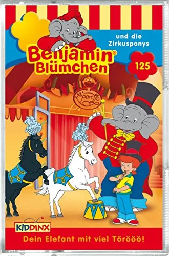 Folge 125: Benjamin und die Zirkusponys [MC] [Musikkassette]