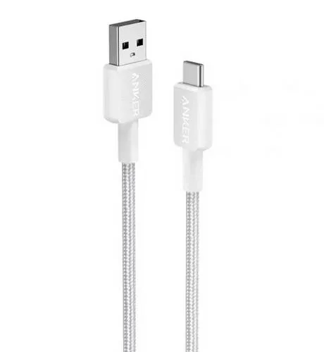 Anker USB-Kabel USB-A Stecker, USB-C Stecker 0.9m Weiß A81H5G21
