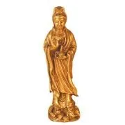 Kuan Yin - Statue aus Messing - 3,5 cm