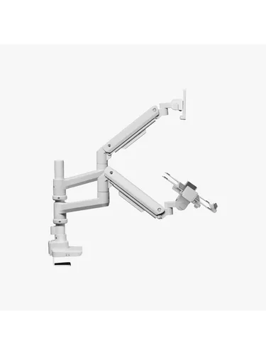 Produktbild Alterzone Arm Luxe Monitorarm mit Laptop-Ablage, Weiß
