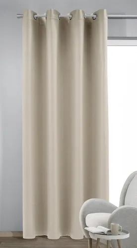 Clever-Kauf-24 Verdunkelungsvorhang MIA 140x245cm - Fertiggardinen für optimalen Lichtschutz, wärmeisolierend und schallschützend – perfekt für Wohn- und Schlafzimmer.