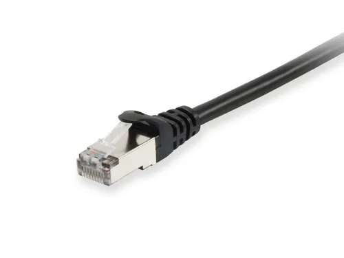 EQUIP Patchkabel Cat6A S/FTP 30 m - Schwarz - Ethernetkabel (RJ-45/8P8C) für hohe Übertragungsgeschwindigkeiten und optimale Signalqualität, ideal für Netzwerkanwendungen in Büros und Home Offices.
