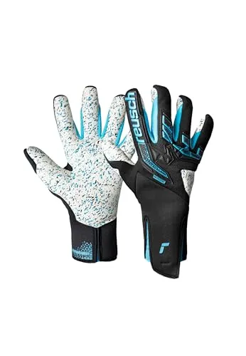Reusch Attrakt Freegel Fusion Strapless Torwarthandschuhe - Torwarthandschuhe für Erwachsene, ideal für alle Wetterbedingungen mit einzigartigem Grip Fusion Handflächenbelag für maximalen Ballkontakt und Komfort.