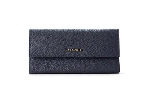 Lazarotti Geldbörse Bologna Leather, Leder - Hochwertige Geldbörse aus genarbtem Leder mit viel Platz: Münzfach, zwei Geldscheinfächer und zwölf Steckfächer für Karten. Ideal für den täglichen Gebrauch.