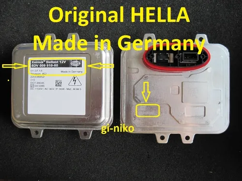 EINPARTS Zündgerät für Gasentladungslampe EPH-D1/3(H2) für BMW X5 (E70)