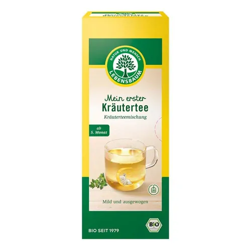 Baby - Mein erster Bäuchleintee 30g | LEBENSBAUM - Beruhigender Kräutertee für Babys, fördert die Verdauung und sorgt für Wohlbefinden von Anfang an.
