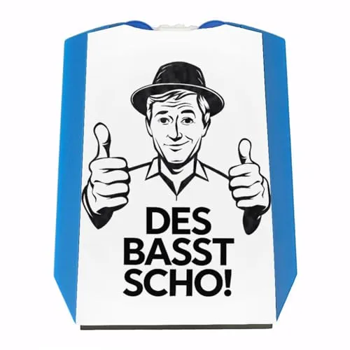 speecheese Mann mit Daumen hoch des basst Scho Parkscheibe Witzige Parkhilfe mit Spruch für alle Autofahrer