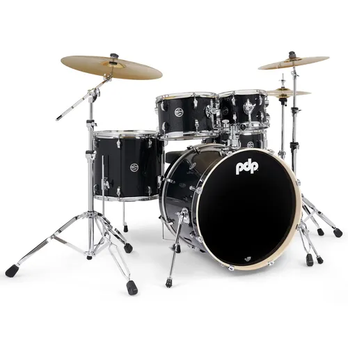 DW  PDP Mainstage 5-Piece Drum Kit Black Sparkle