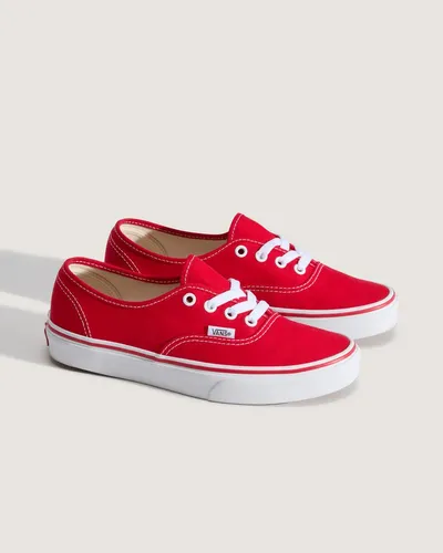 Vans Authentic Sneaker Rot VN000EE3RED1 - Klassischer Vans Sneaker aus robustem Canvas, ideal für den Alltag. Komfortable Passform mit Waffelprofil-Sohle für optimalen Grip. Ein Must-Have für jeden Style!