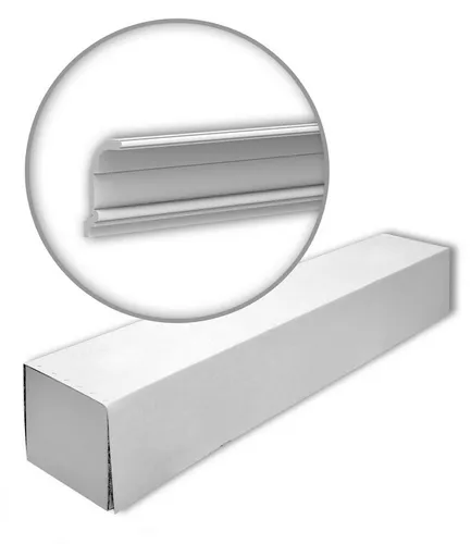Profhome Sockelleiste Set 650247 – 12 Eckleisten in Weiß - Praktisches Set mit 12 Deckenleisten (24 m), einfach zu kleben und aus hochwertigem XPS-Material. Ideal für eine ansprechende Raumgestaltung.