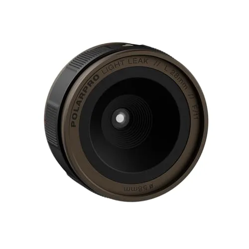 PolarPro - LightLeak Lens - The ONE - 28mm - f11 - Kameraobjektiv - Einstellbarer Lichteinfall - Zeitloser Effekt - L-Mount