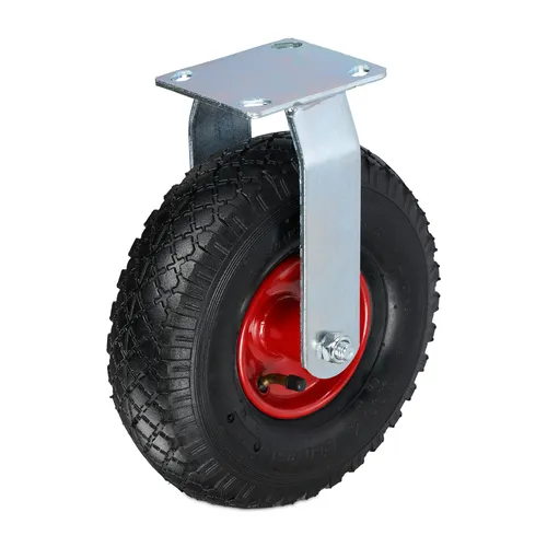 Bockrolle Schwerlastrolle Luftrad Transportrolle Schwerlastrad 3.00-4 Luftreifen