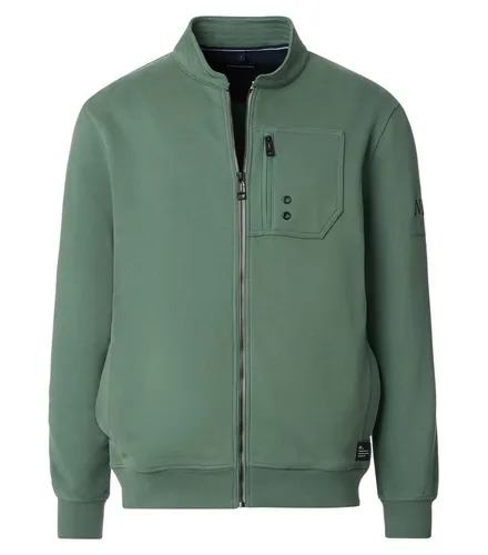 CASAMODA Sweatjacke mit Reißverschluss - Modische Kapuzenjacke aus hochwertigem Baumwollmix, ideal für Alltag und Freizeit. Hoher Tragekomfort, Stretch für Bewegungsfreiheit und ein stilvolles Design mit modernem Print. Perfekt kombinierbar für jeden Look.