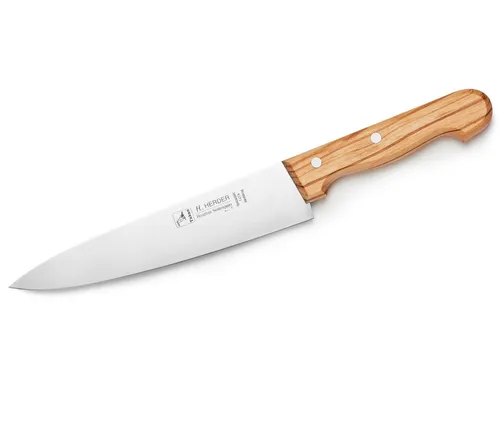 Profi Kochmesser Herder Solingen 34cm Olive Solinger Küchenmesser rostfrei extra