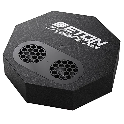 Eton RES 5 Flat 2xAktivsubwoofer - Car-HiFi-Lautsprecher, super flach für die Reserveradmulde, ideal für platzsparende Audio-Lösungen im Fahrzeug