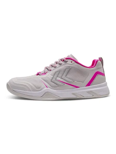 Hummel URUZ 2.0 W - PINK GLO - 10,5 - Hallenschuhe aus 100% recyceltem Mesh mit Ortholite® Innensohle, bieten hervorragenden Halt und Dämpfung für optimale Bewegungsfreiheit.