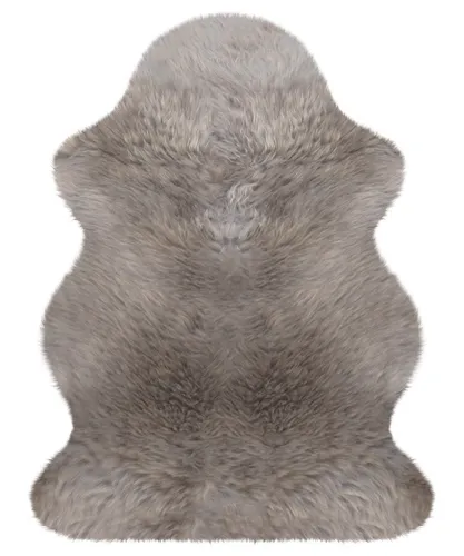 Heitmann Felle Fellteppich Lammfell farbig in braun von Heitmann Felle