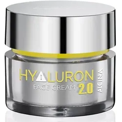 Alcina Hyaluron 2.0 Face-Creme - 50ml - Gesichtscreme mit wertvoller Hyaluronsäure für spürbare Feuchtigkeit und ein pralles Hautbild. Ideal als Ergänzung zur 2.0 Pflege für samtweiche Haut.