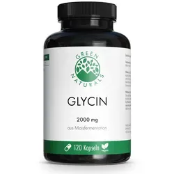 Green Naturals Glycin 2000 Mg Kapseln Vegan von Heilpflanzenwohl HPW Pharma