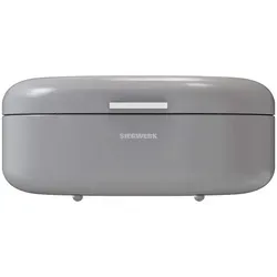 SIEGWERK Brotkasten PANEA - Stilvoller Metall-Brotkasten - Der elegante Brotkasten aus pulverbeschichtetem Metall schützt Brot und Gebäck vor Licht und Austrocknung. Ideal für moderne Küchen, vereint er Design und Funktionalität für langanhaltende Frische.