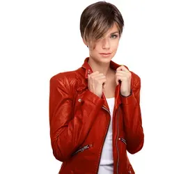 Ellen Wille Hairpower Kunsthaarperücke Disc lighthoney mix – Extravagante Kurzhaarfrisur - Modische Kurzhaarperücke mit asymmetrischem Schnitt und langem Pony. Leicht, pflegeleicht und sofort tragbar. Verfügbar in brillanten Farben für jeden Look!