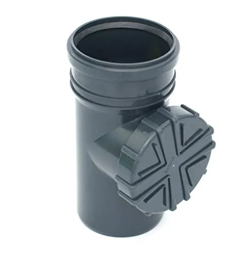 Fallrohrfilter Regenrohrfilter m. Laubfang DN100 Ø110 HT / KG- Rohre Farbe Graphite