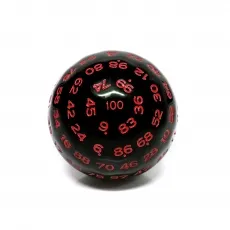 Produktbild Dice4friends Würfel D100 Black-Red 285804