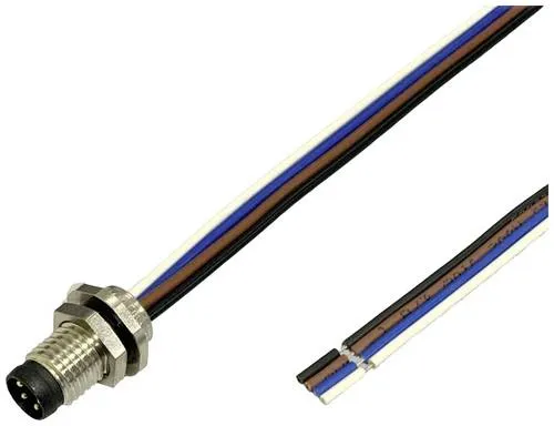 BKL Electronic 2701005 Sensor/Aktor Einbaustecker M8 0.2m Polzahl Sensoren: 4.5 1St.