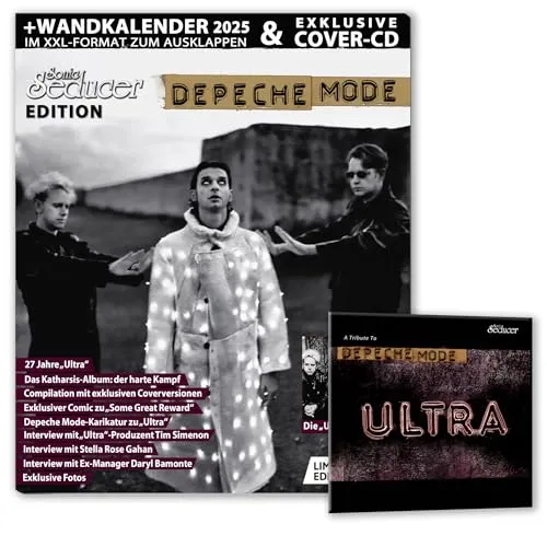 DEPECHE MODE Edition inkl. XXL- Kalender 2025 + „Ultra“ Cover-CD – lim. 999 Exemplare: Sonic Seducer Edition Depeche Mode mit Wandkalender 2025 im ... des Albums Ultra, limited 999 Exemplare