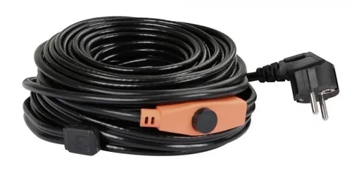 Kerbl Frostschutz-Heizleitung 4m mit Thermostat - Rohrzubehör & Befestigungen, optimale Frostschutzlösung für Rohre, inklusive Thermostat für automatische Temperaturregelung.