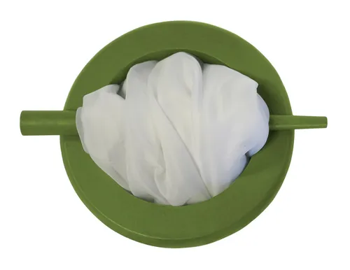 Haus und Deko Raffhalter Raffhalter Holz Dekospange Gardinenspange modern uni Ringform Raffspan, Gardinen, (1-tlg)