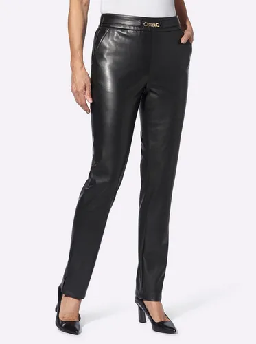 Witt Jerseyhose Lederimitat-Hose komfortabel von Witt
