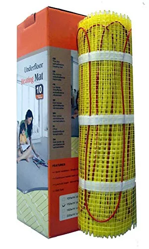 Elektrische Fußbodenheizung 1 bis 12 m² mit TWIN-Technologie 160Watt, Größe:5 m²