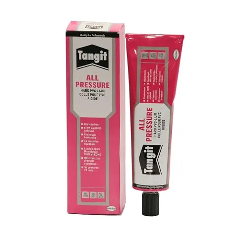 HAF® Tangit PVC-U Kleber All Pressure/Spezialkleber in 125g Tube - Spezialkleber geeignet für Verbindung und Montage von harten PVC-U Rohren - Menge: 1 Stück = 125g