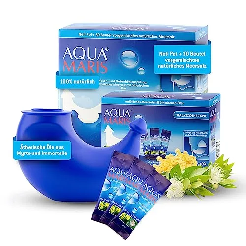AQUA MARIS Thalassotherapie Neti Pot+30 Btl.Kombi. 1 P