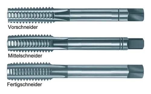 Forum Handgewindebohrer-Satz D352 HSS links M12 von Forum