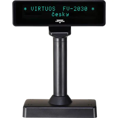 Virtuos VFD FV-2030B Schwarz, RS-232