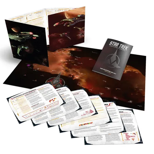 Modiphius Star Trek RPG Klingon Empire Toolkit - Gesellschaftsspiel mit 4-Panel Gamemaster Screen, umfangreichen Regeln für das 2d20 System und einer kompletten 20-seitigen Abenteuer-Story für unvergessliche Kampagnen.