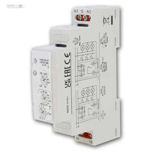 Treppenlichtzeitschalter WTN – 5 Betriebsarten
