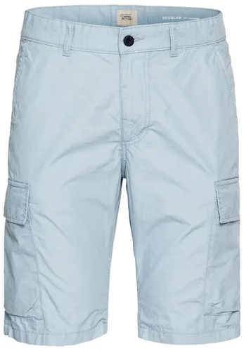 camel active Cargo-Bermudas mit Taschen, Smoke Blue - Cargoshorts aus 100% Baumwolle, atmungsaktiv und pflegeleicht, perfekt für lässige Freizeitlooks.