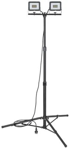 Brennenstuhl JARO 6060 T LED Stativstrahler - Strahler für Arbeitsbeleuchtung, energieeffizient mit 4800 lm Lichtstrom, höhenverstellbar bis 1,8 m und ideal für Innen- und Außeneinsatz dank robustem Design und Schutzart IP65.